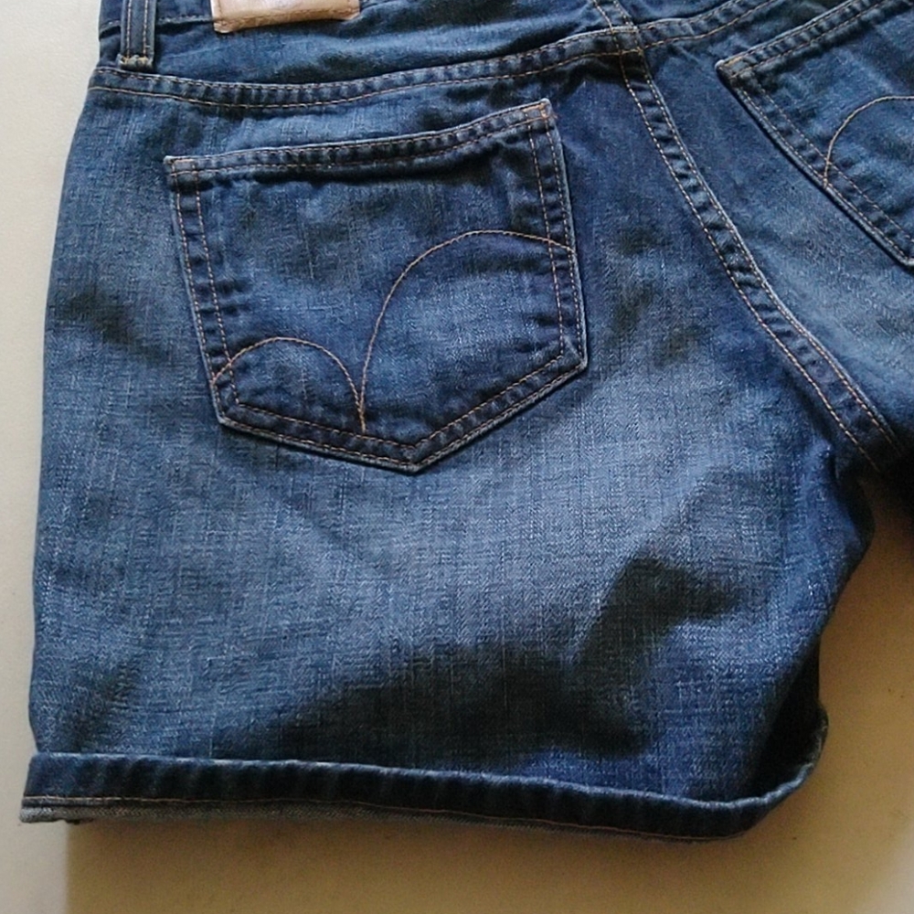 Red Engine Jean Shorts - Picture 14 of 15